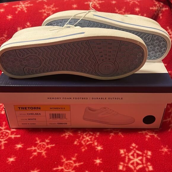 Tretorn Sneakers Chelsea Canvas Memory Foam Size 6.5 - Picture 7 of 11